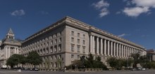 The Internal Revenue Service Building, located in the center of the Federal Triangle complex in Washington, D.C LCCN2013634106.tif